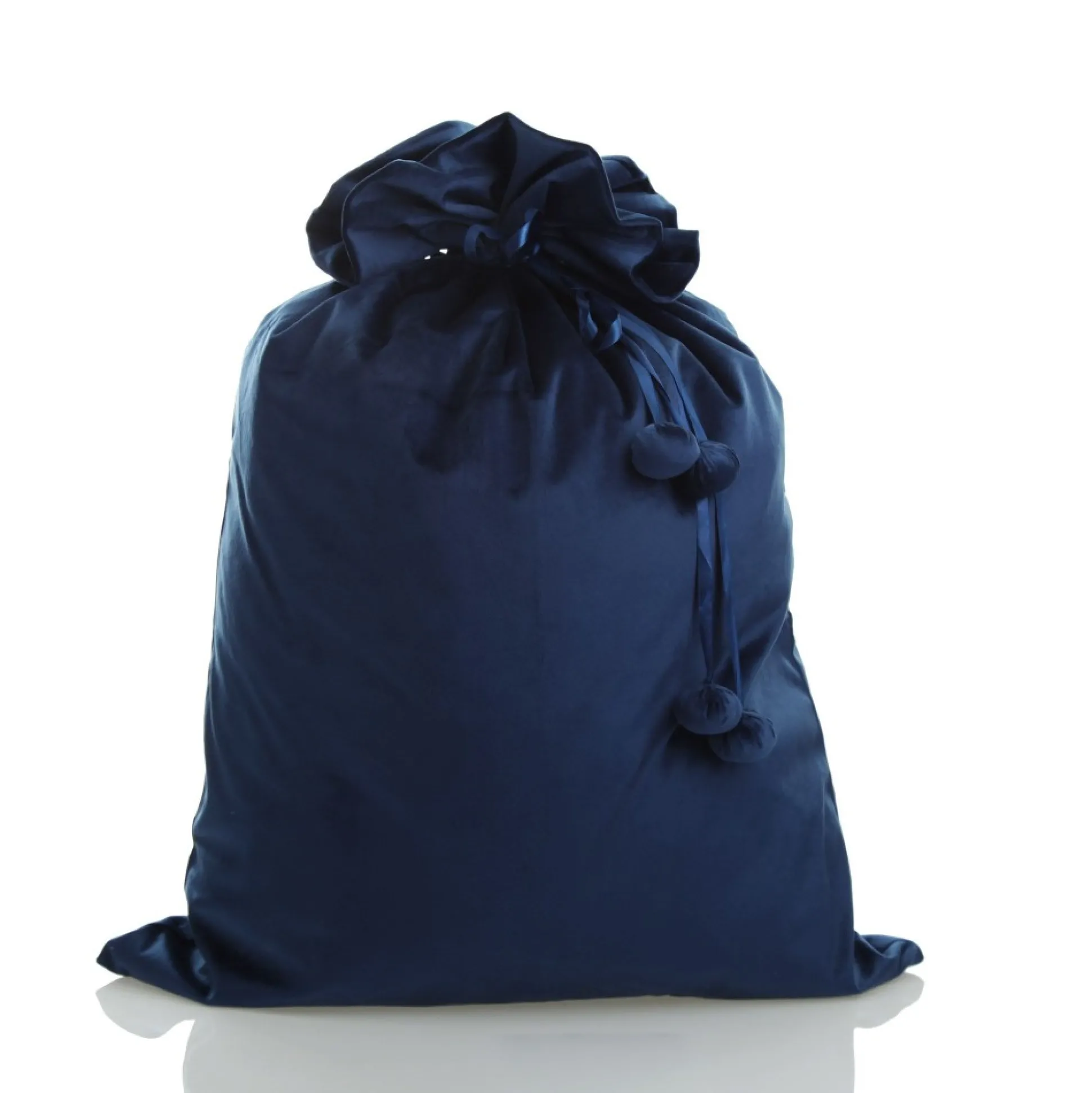 Personalised Blue Velvet Santa Sack Personalised Santa Sacks|