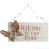 Personalised Boho Butterfly Christmas Wood Plaque Christmas Plaques|