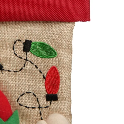 Personalised Boy Elf Christmas Stocking with Dangly Legs Personalised Stockings|