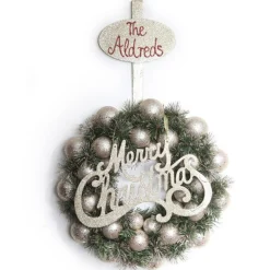 Personalised Champagne Wreath Hanger Wreath Hangers And Stands|
