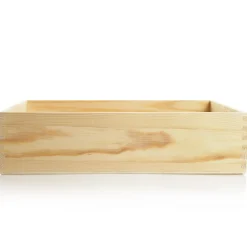 Personalised Christmas Eve Wooden Crate - Scroll Design Christmas Eve Keepsake Boxes|