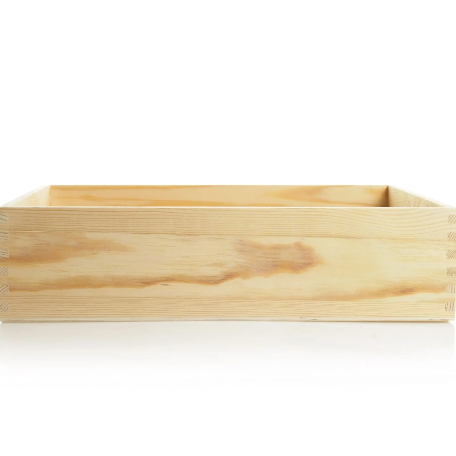 Personalised Christmas Eve Wooden Crate - Scroll Design Christmas Eve Keepsake Boxes|