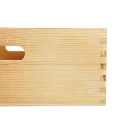 Personalised Christmas Eve Wooden Crate - Scroll Design Christmas Eve Keepsake Boxes|