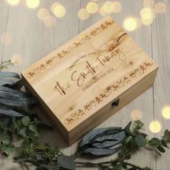 Personalised Christmas Parade Wooden Christmas Eve Box Gift Wrap, Boxes, Bags & Tags|