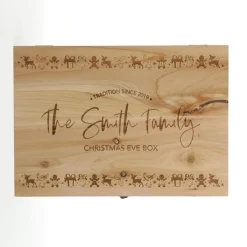 Personalised Christmas Parade Wooden Christmas Eve Box Gift Wrap, Boxes, Bags & Tags|