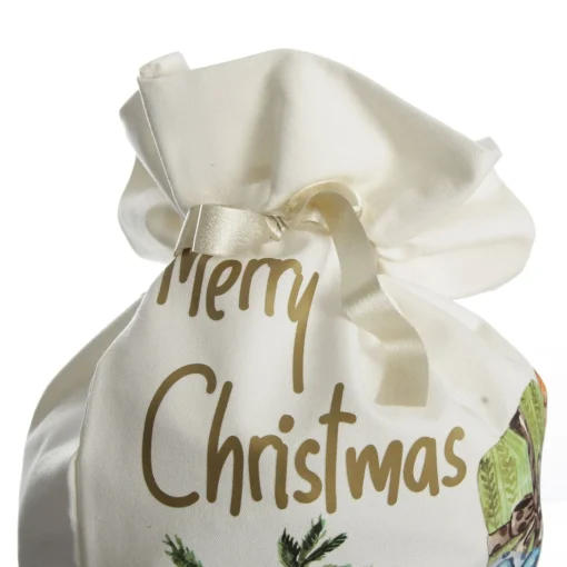Personalised Christmas Vintage Car Santa Sack Personalised Santa Sacks|