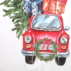 Personalised Christmas Vintage Car Santa Sack Personalised Santa Sacks|