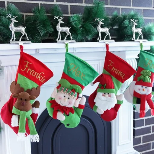 Personalised 3D Elf Christmas Stocking Personalised Stockings|