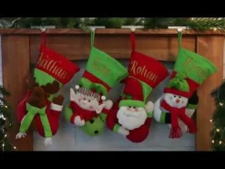 Personalised 3D Reindeer Christmas Stocking Personalised Stockings|