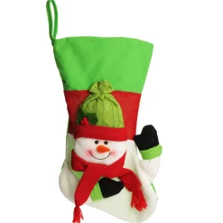 Personalised 3D Snowman Christmas Stocking Personalised Stockings|