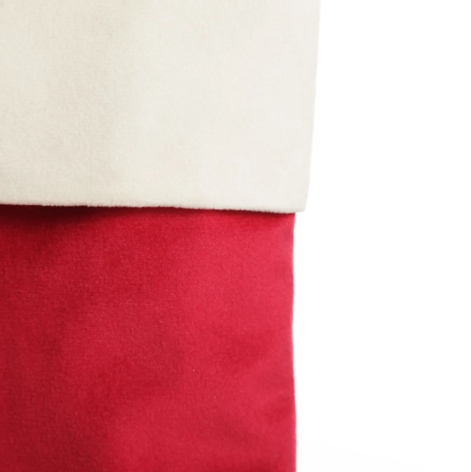 Personalised Dark Red Velvet Christmas Stocking Personalised Stockings|