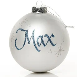 Personalised Deluxe Glass Family Pack with Gift Box Personalised Baubles|