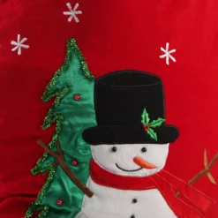 Personalised Deluxe Velvet Snowman Sack Personalised Santa Sacks|