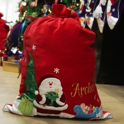 Personalised Deluxe Velvet Santa Sack Personalised Santa Sacks|