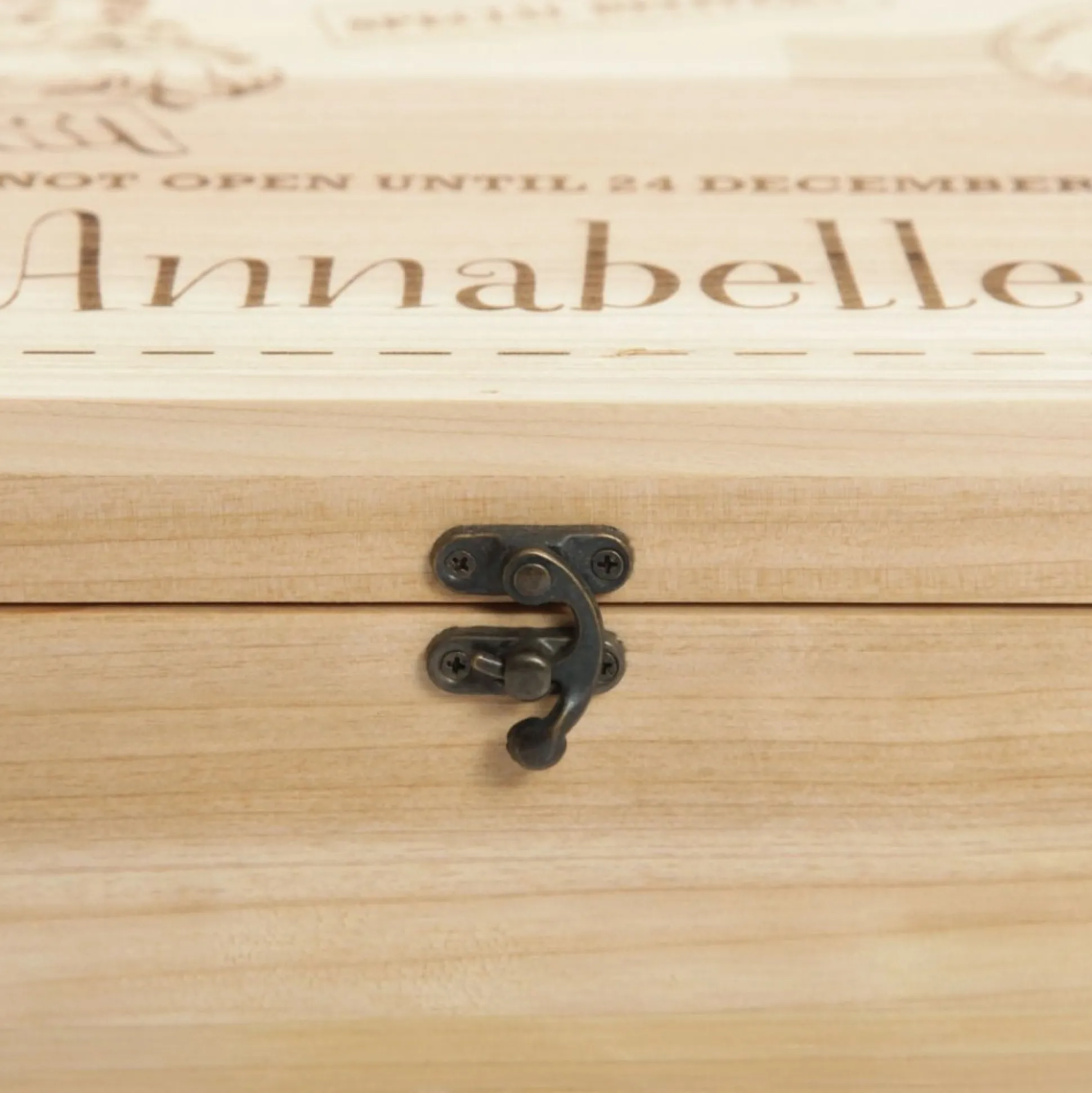 Personalised Do Not Open Wooden Christmas Eve Box Gift Wrap, Boxes, Bags & Tags|