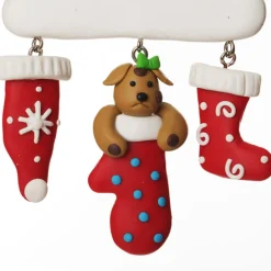 Personalised Dog Charm Christmas Decoration Personalised Decorations|