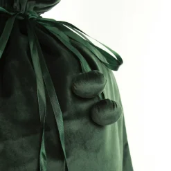 Personalised Forest Green Velvet Santa Sack Personalised Santa Sacks|