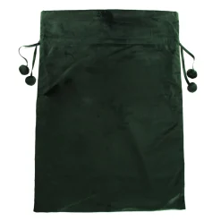 Personalised Forest Green Velvet Santa Sack Personalised Santa Sacks|