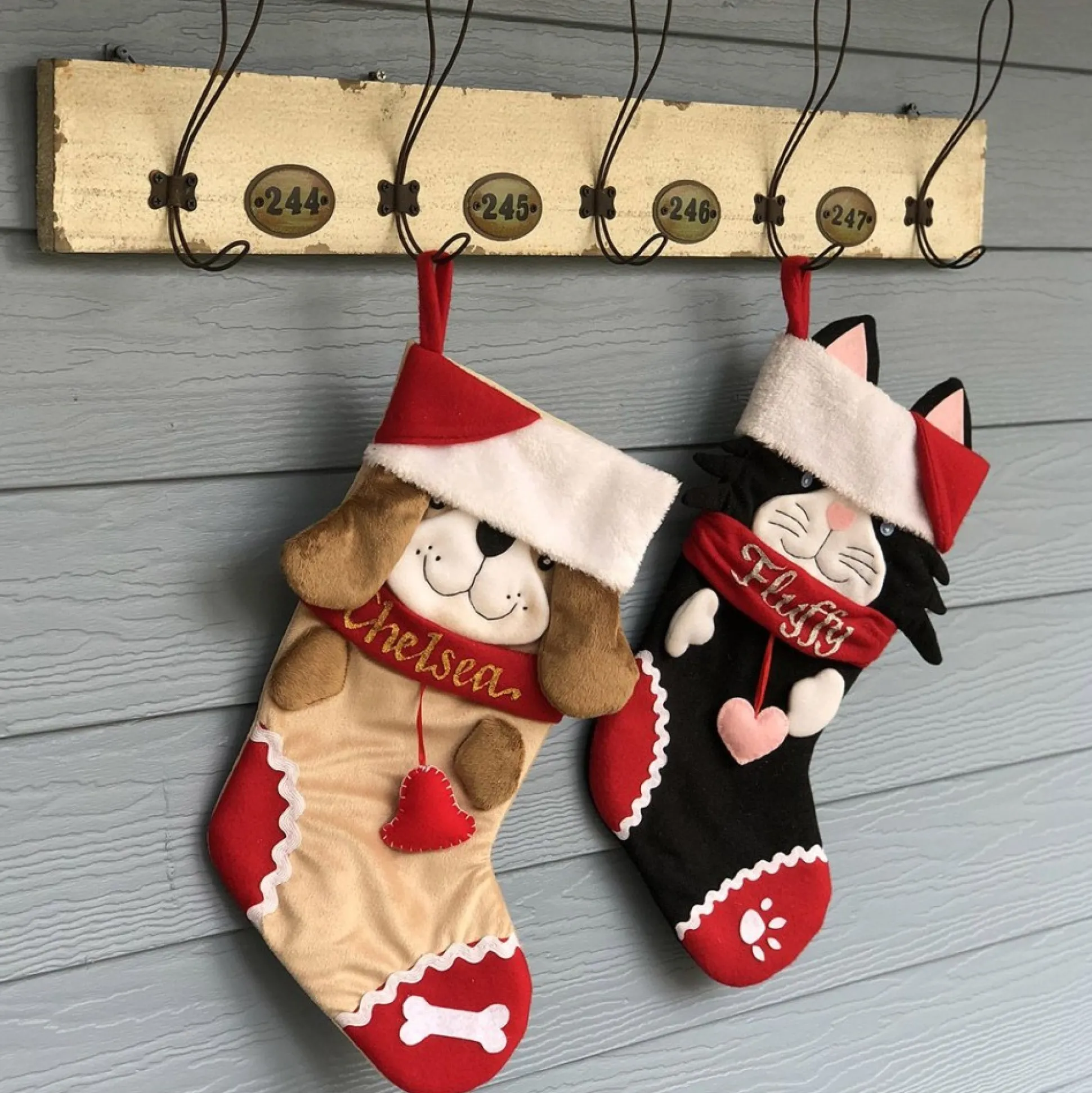 Personalised Fun Dog Christmas Stocking Personalised Stockings|
