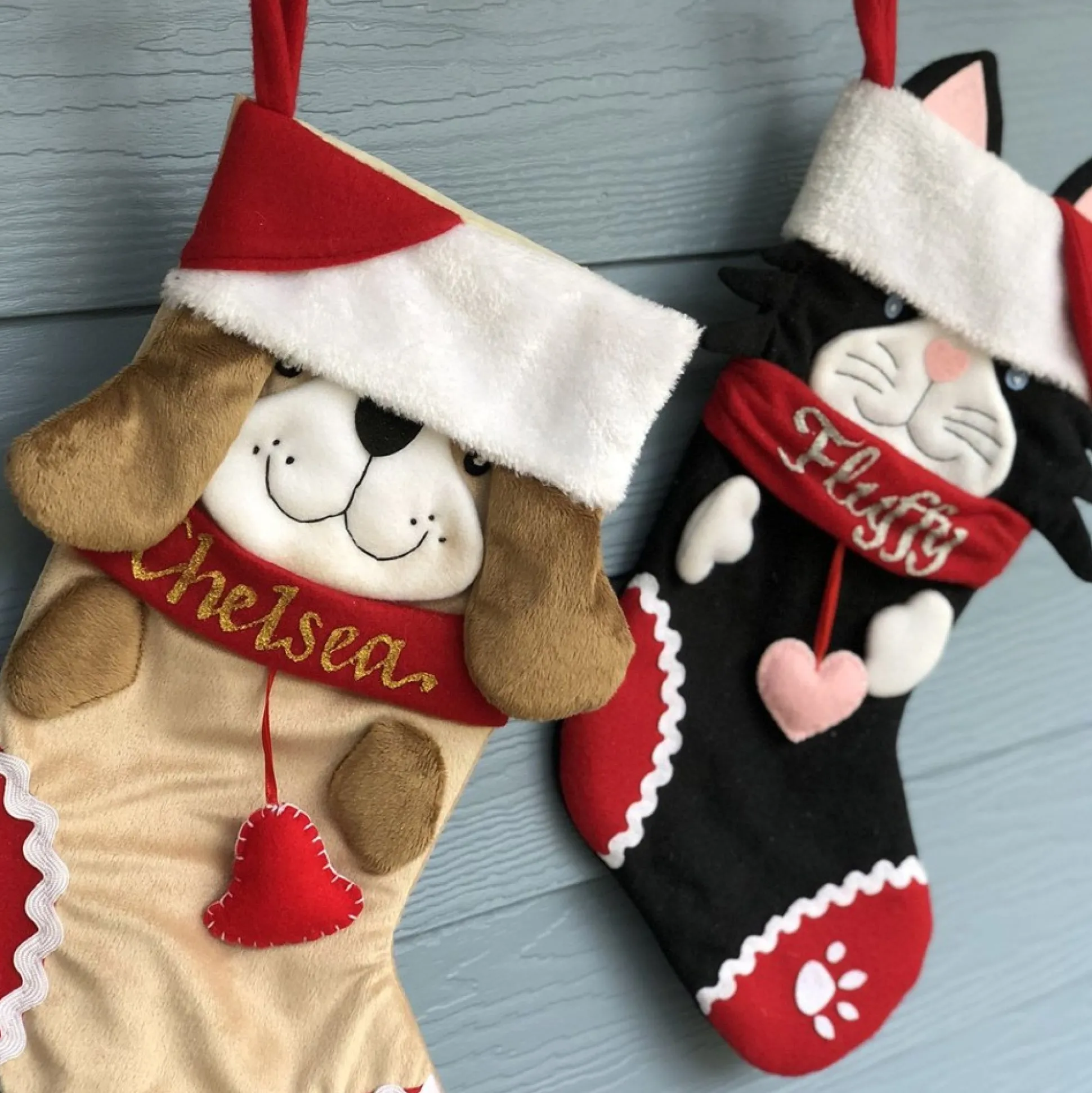 Personalised Fun Dog Christmas Stocking Personalised Stockings|