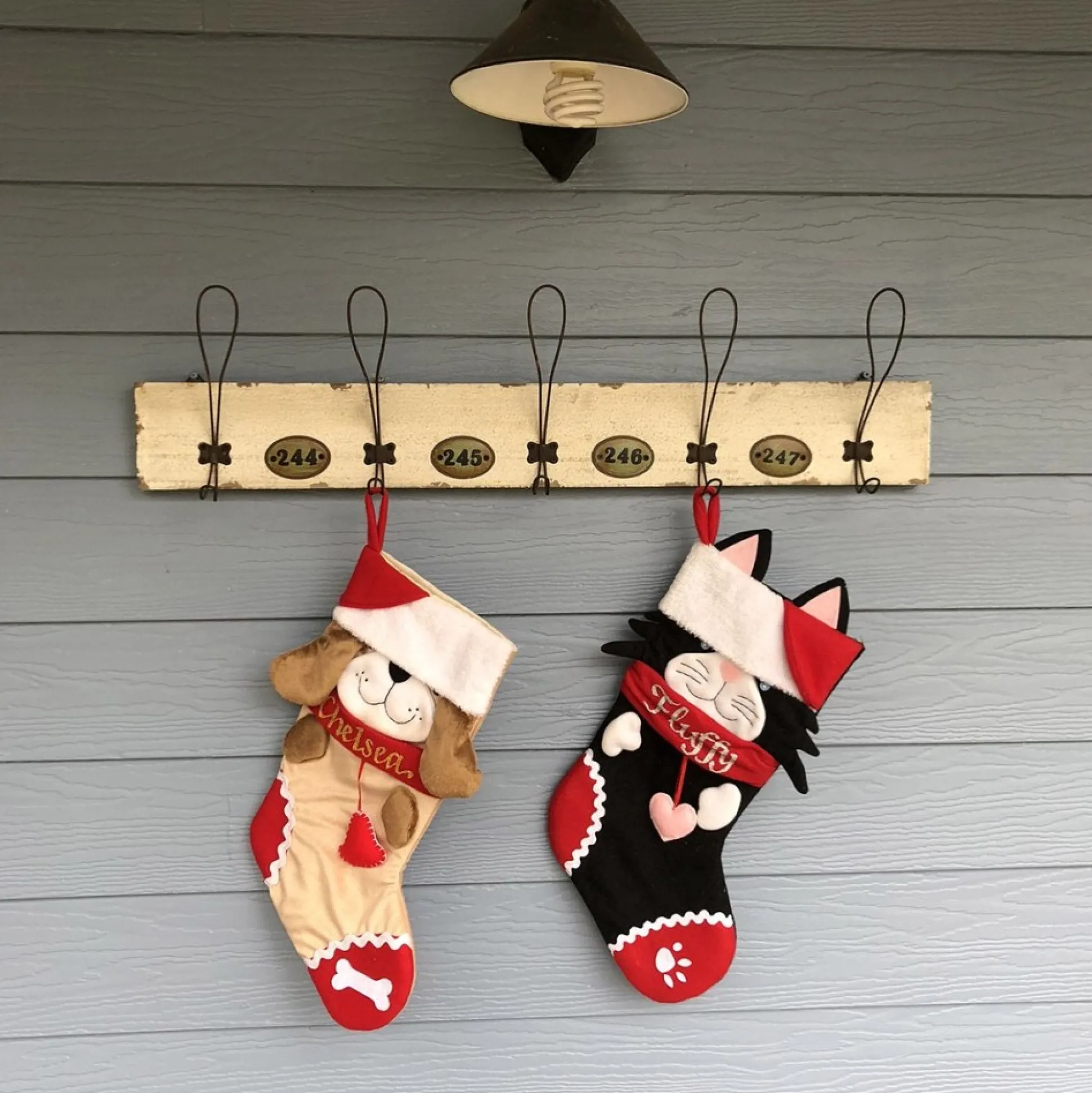 Personalised Fun Dog Christmas Stocking Personalised Stockings|