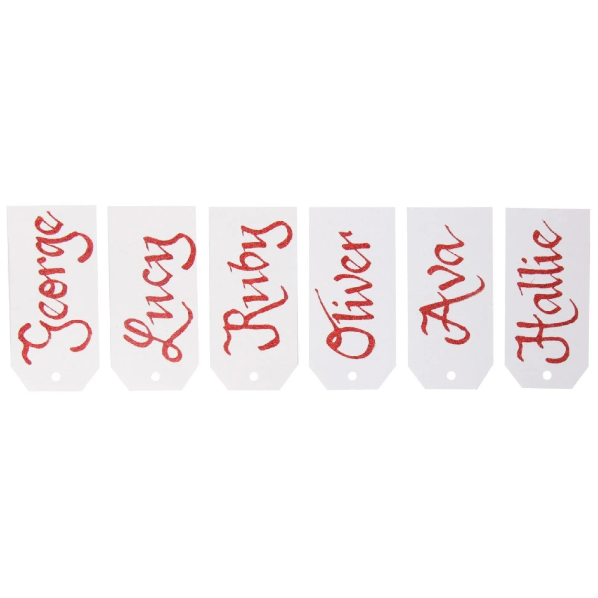 Personalised Gift Tags Square Cut - Set of 6 Gift Wrap, Boxes, Bags & Tags|