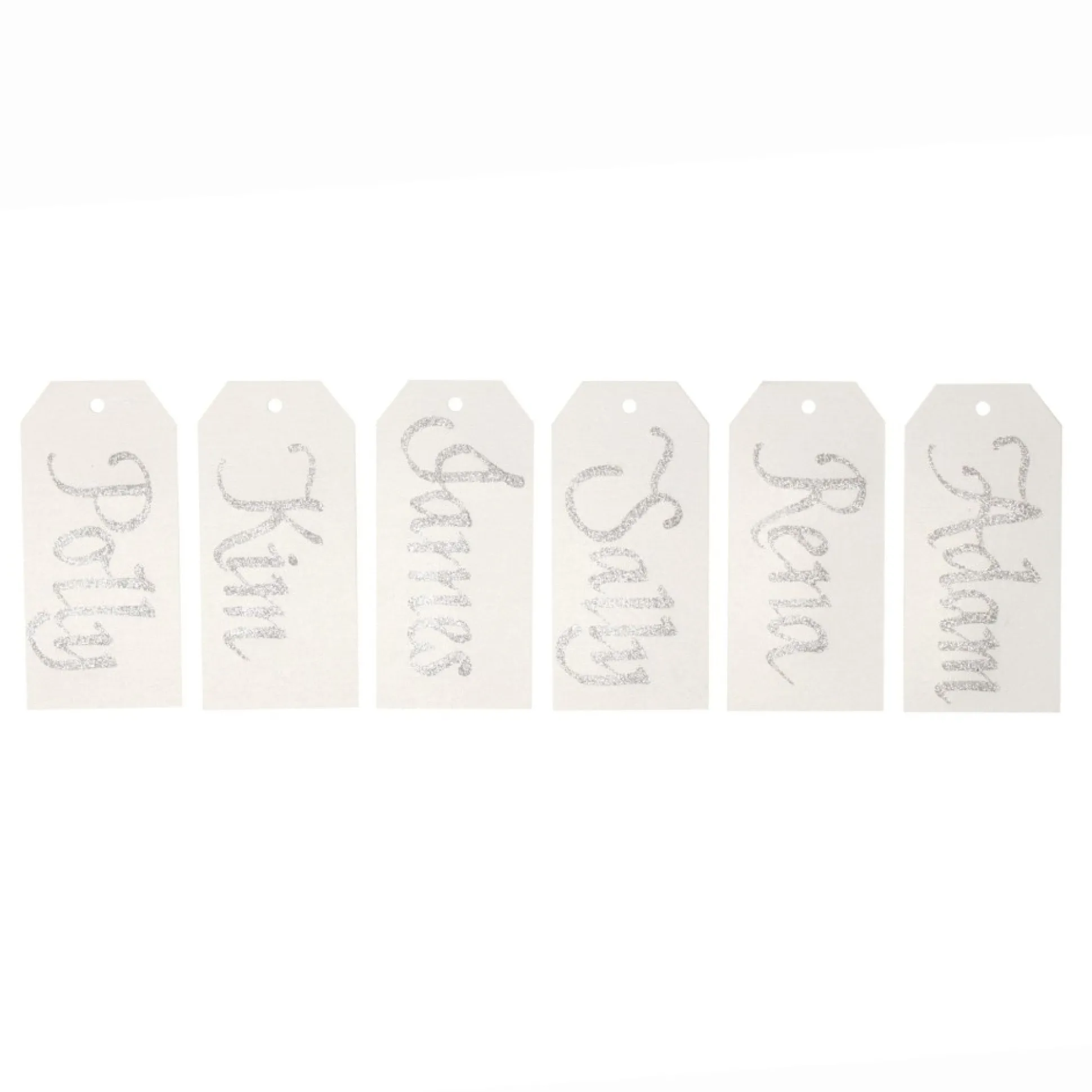 Personalised Gift Tags Square Cut - Set of 6 Gift Wrap, Boxes, Bags & Tags|