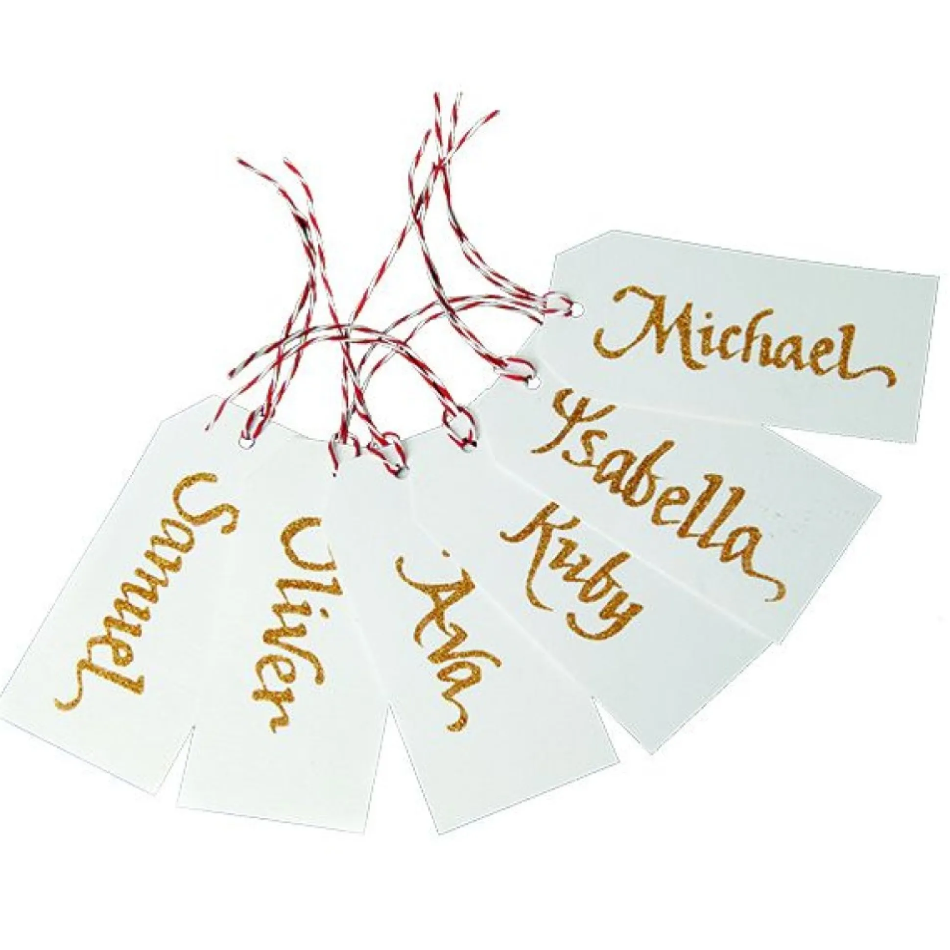 Personalised Gift Tags Square Cut - Set of 6 Gift Wrap, Boxes, Bags & Tags|