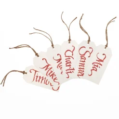 Personalised Gift Tags Square Cut - Set of 6 Gift Wrap, Boxes, Bags & Tags|