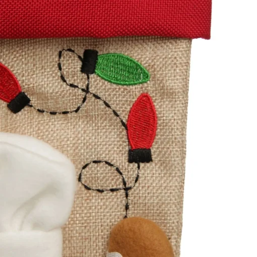 Personalised Gingerbread Boy Christmas Stocking with Dangly Legs Personalised Stockings|