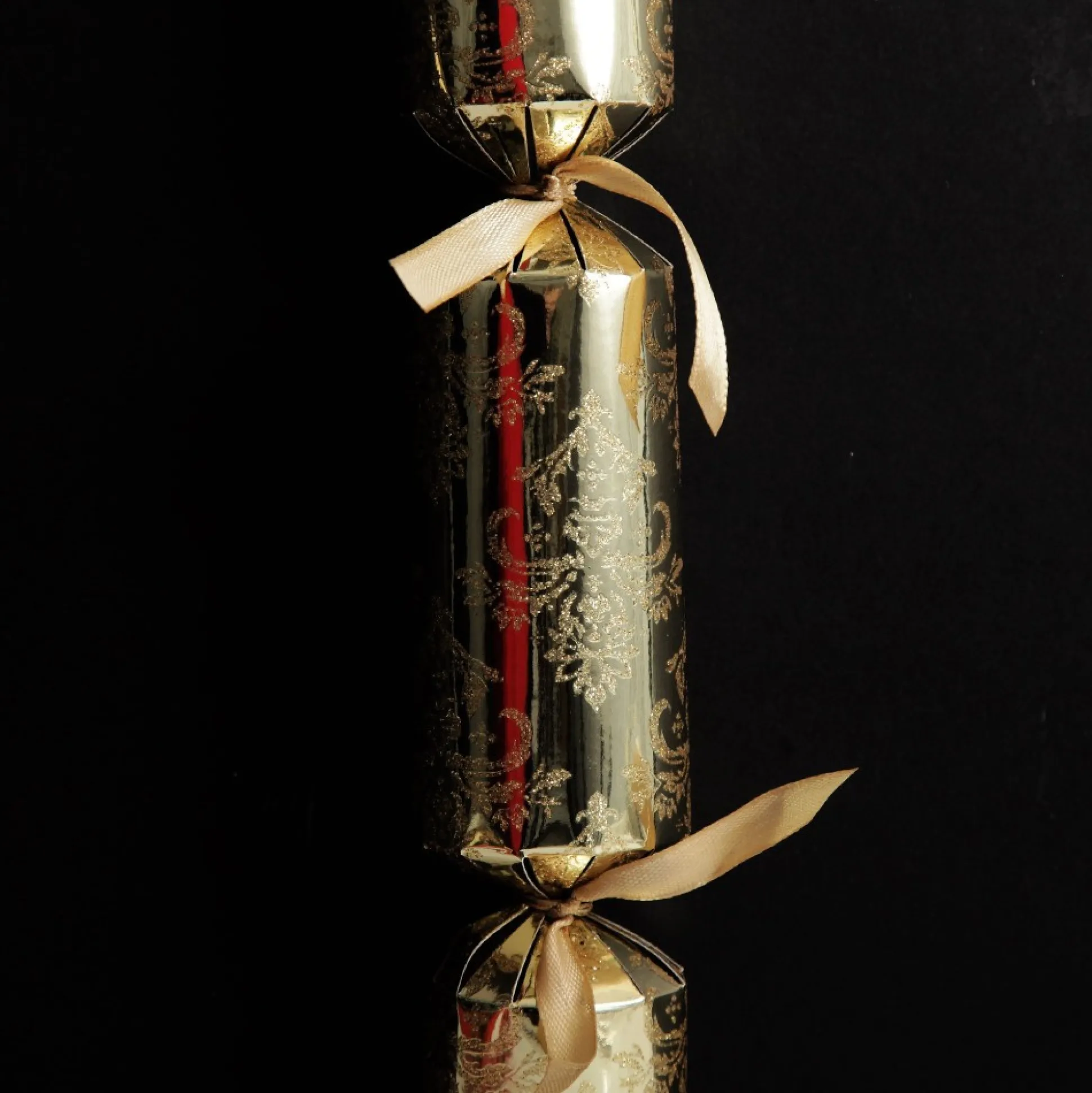 Personalised Gold Damask Pattern Bon Bon - Single Christmas Bon Bons|