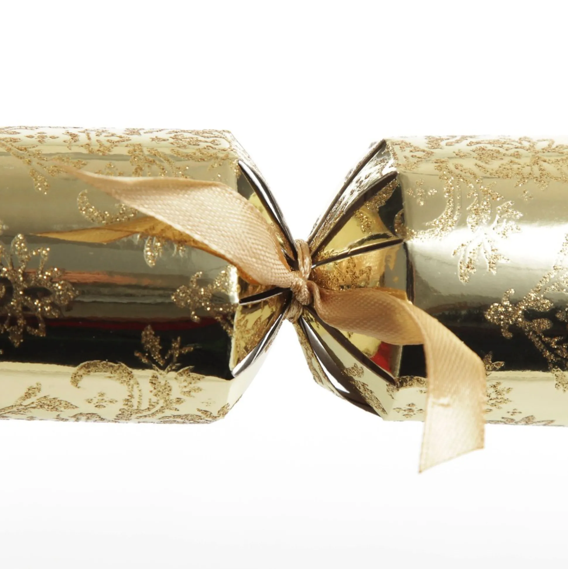 Personalised Gold Damask Pattern Bon Bon - Single Christmas Bon Bons|