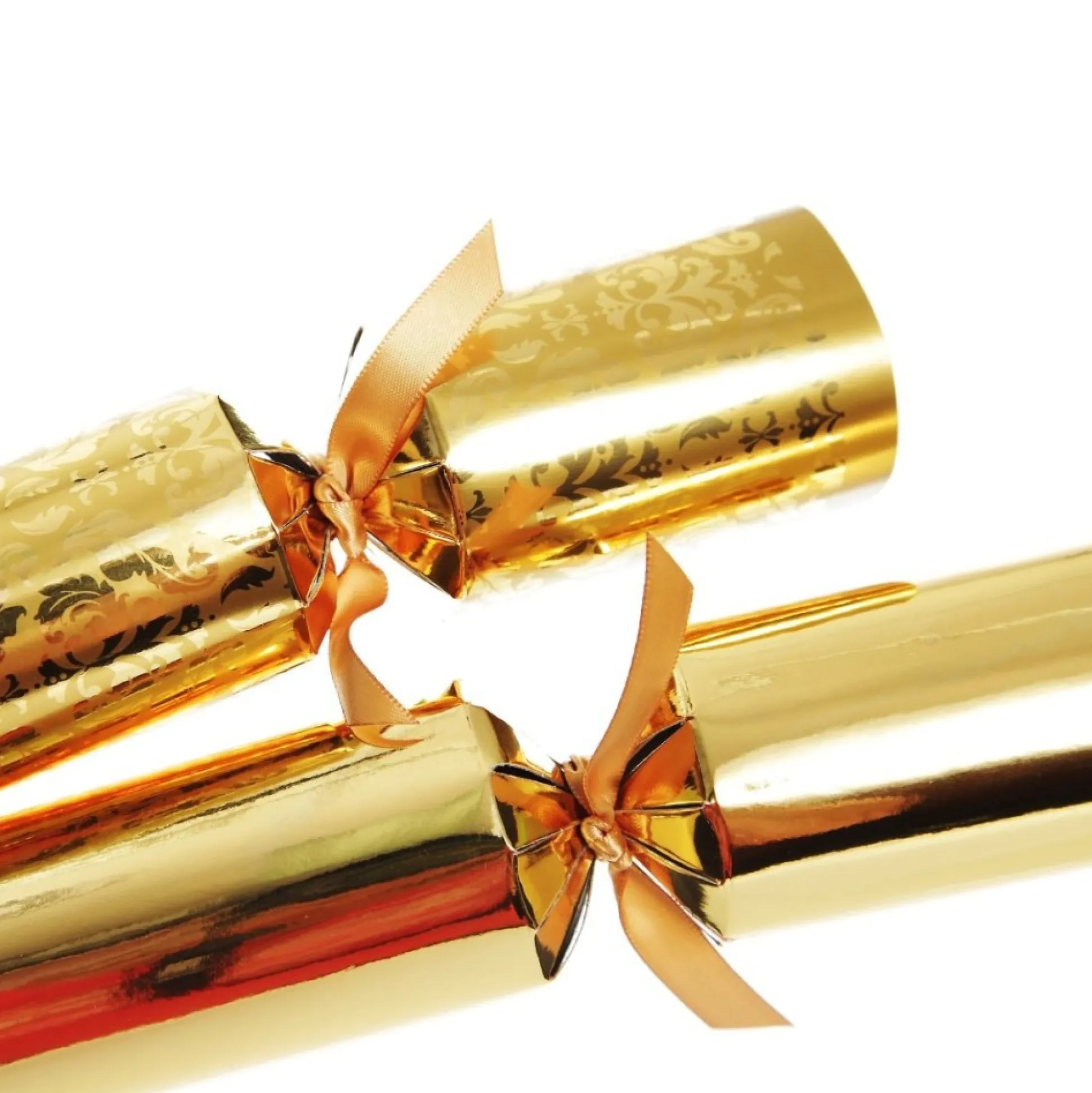 Personalised Gold Plain Bon Bon - Single Christmas Bon Bons|