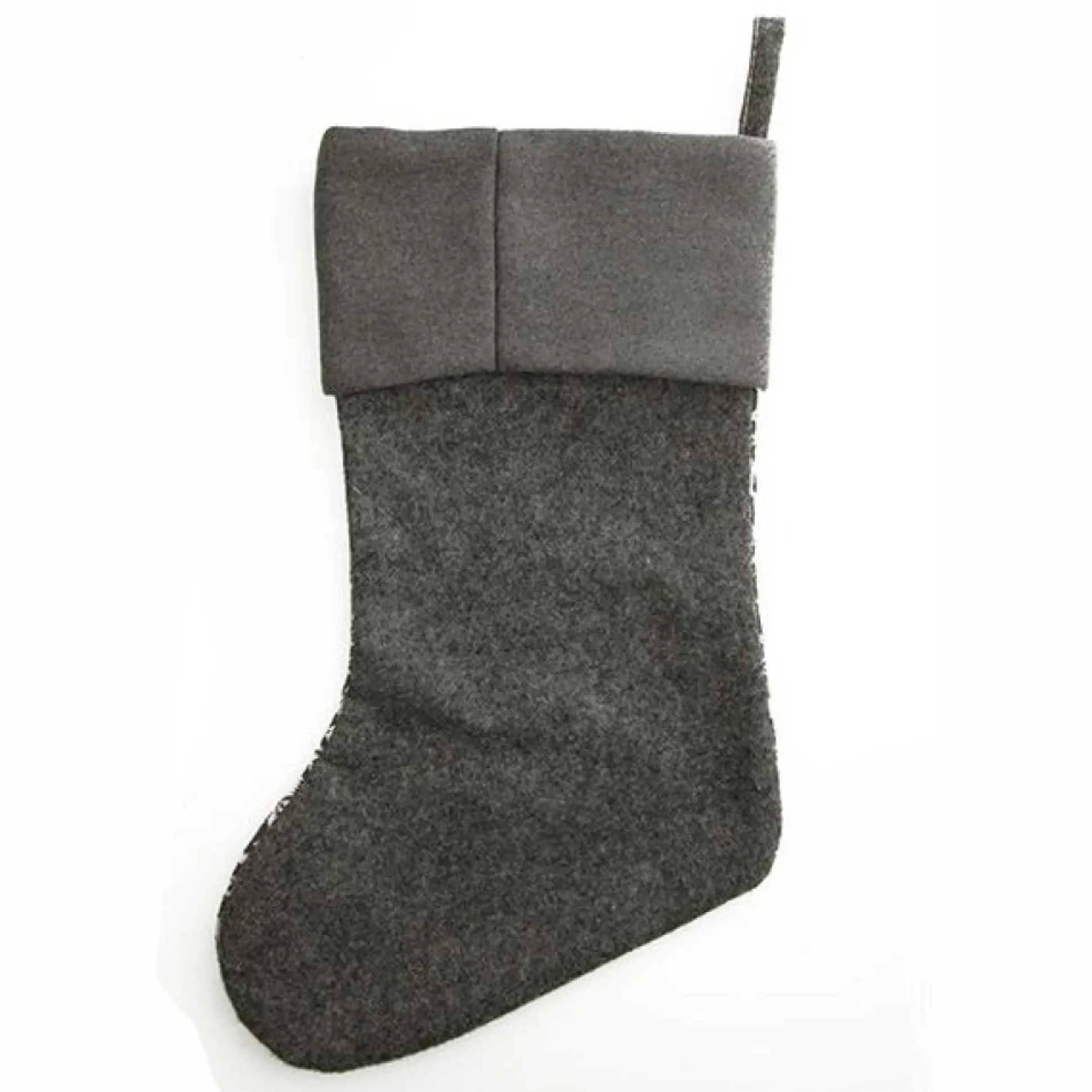 Personalised Grey Knitted Christmas Stocking Personalised Stockings|