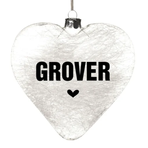 Personalised Icicle Glass Heart - All i need is Love and a Cat Glass Hearts And Discs|