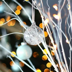 Personalised Icicle Glass Christmas Bauble Personalised Baubles|