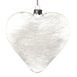 Personalised Icicle Glass Heart - Love is a Four Legged Word Glass Hearts And Discs|