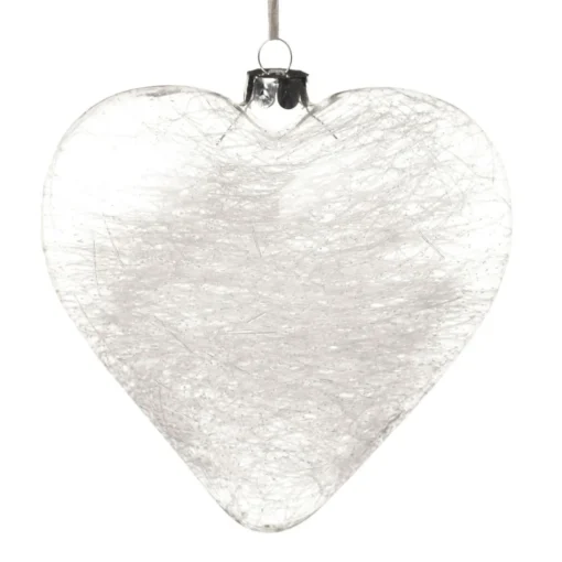 Personalised Icicle Glass Heart - Love is a Four Legged Word Glass Hearts And Discs|