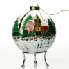 Personalised Inside Painted Church Christmas Bauble Personalised Baubles|