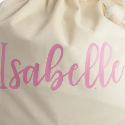 Personalised Ivory Velvet Santa Sack Personalised Santa Sacks|