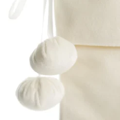 Personalised Ivory Velvet Christmas Stocking Personalised Stockings|