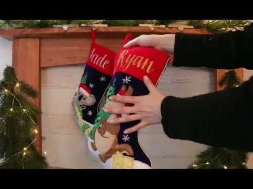 Personalised Kangaroo Christmas Stocking Personalised Stockings|