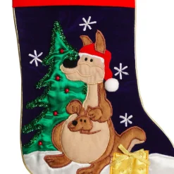 Personalised Kangaroo Christmas Stocking Personalised Stockings|