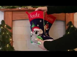 Personalised Koala Christmas Stocking Personalised Stockings|