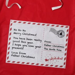 Personalised Letter from Santa Red Felt Jumbo Sack Personalised Santa Sacks|
