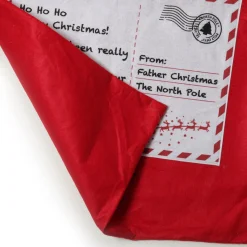 Personalised Letter from Santa Red Felt Jumbo Sack Personalised Santa Sacks|