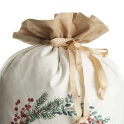 Personalised Merry Christmas Wreath Santa Sack Personalised Santa Sacks|