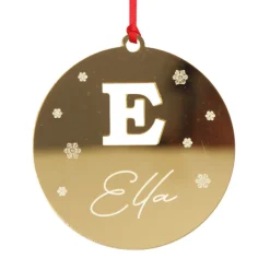 Personalised Monogram Cutout Christmas Decoration Personalised Decorations|Personalised Monogram Cutout Christmas Decoration