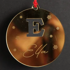 Personalised Monogram Cutout Christmas Decoration Personalised Decorations|Personalised Monogram Cutout Christmas Decoration