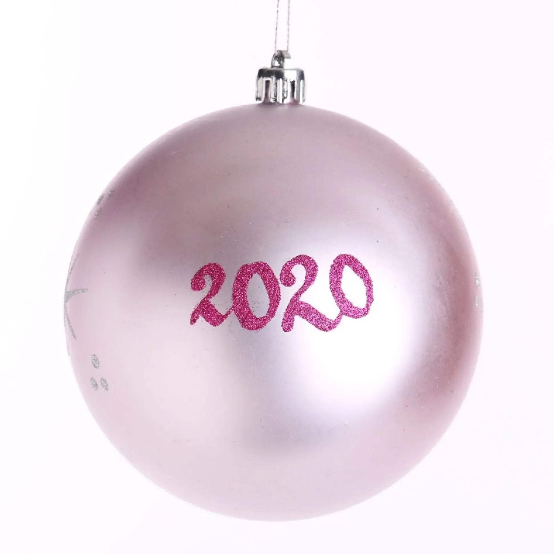 Personalised Pink Shatterproof Christmas Bauble Personalised Baubles|